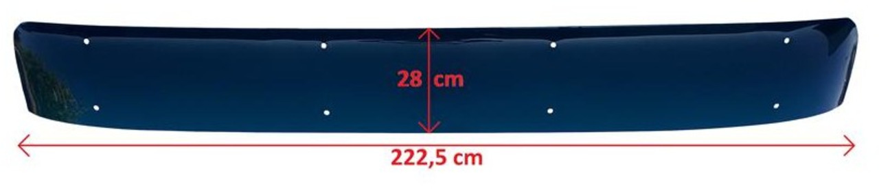 MAN TGX, TGA XLX SUN VISOR MAN TGX, TGA XLX SUN VISOR - Солнцезащитный козырек для Грузовиков: фото 1