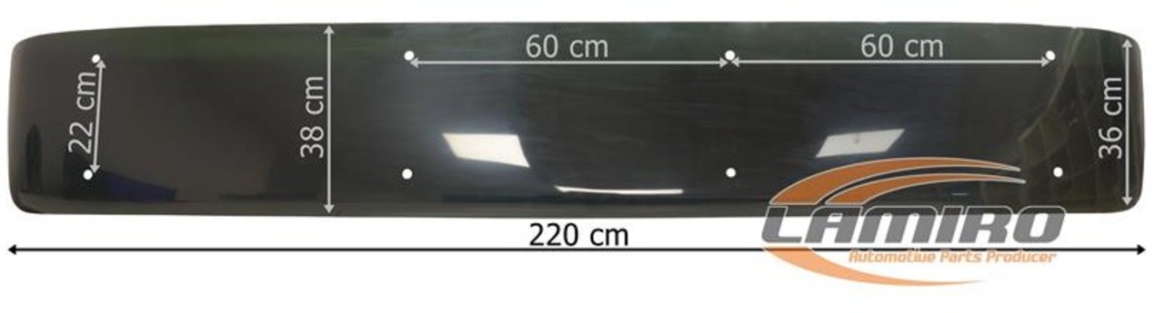 MAN TGX,TGA XXL SUN VISOR MAN TGX,TGA XXL SUN VISOR - Солнцезащитный козырек для Грузовиков: фото 1