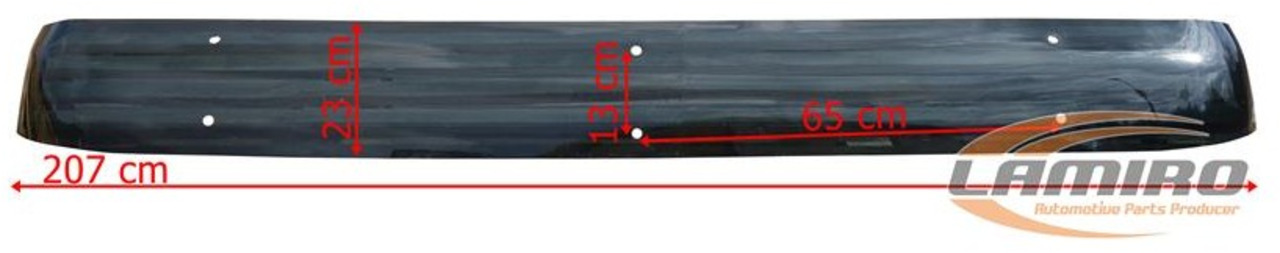 MERC ATEGO/ AXOR SUN VISOR (LOW) MERC ATEGO/ AXOR SUN VISOR (LOW) - Солнцезащитный козырек для Грузовиков: фото 1