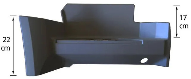 MERCEDES AROCS LOWER STEP RH SINGLE (CONSTRUCTION TYPE) - Боковая подножка для Грузовиков: фото 1