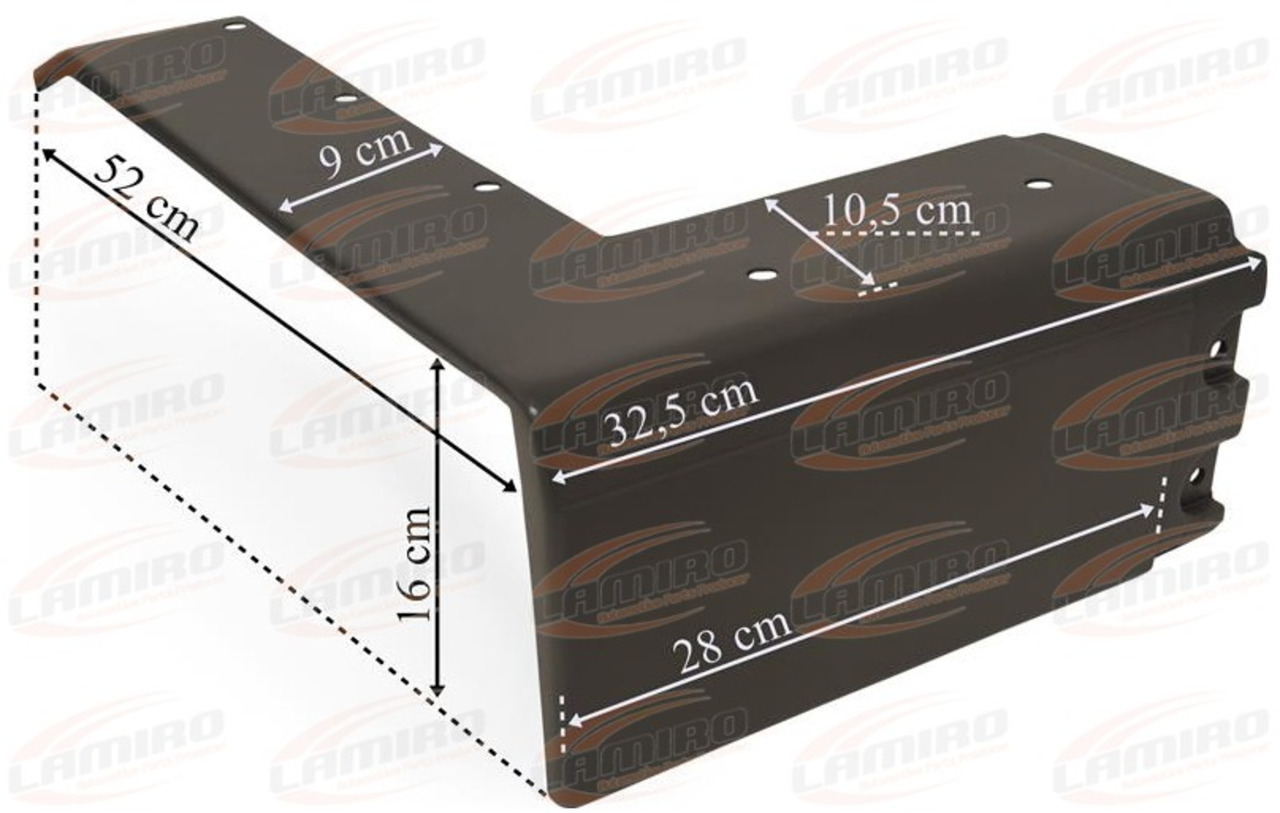 MERCEDES ATEGO MUDGUARD EXSTENSION RIGHT (SHORT CAB) MERCEDES ATEGO MUDGUARD EXSTENSION RIGHT (SHORT CAB) - Крыло для Грузовиков: фото 1