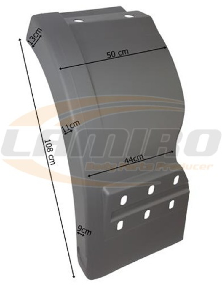 MERCEDES AXOR CABIN MUDGUARD LH (WIDE TYPE) MERCEDES AXOR CABIN MUDGUARD LH (WIDE TYPE) - Крыло для Грузовиков: фото 1