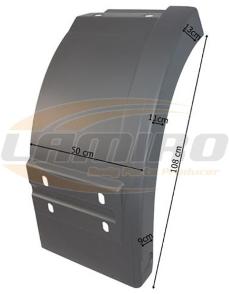 MERCEDES AXOR CABIN MUDGUARD RH (WIDE TYPE) MERCEDES AXOR CABIN MUDGUARD RH (WIDE TYPE) - Крыло для Грузовиков: фото 1