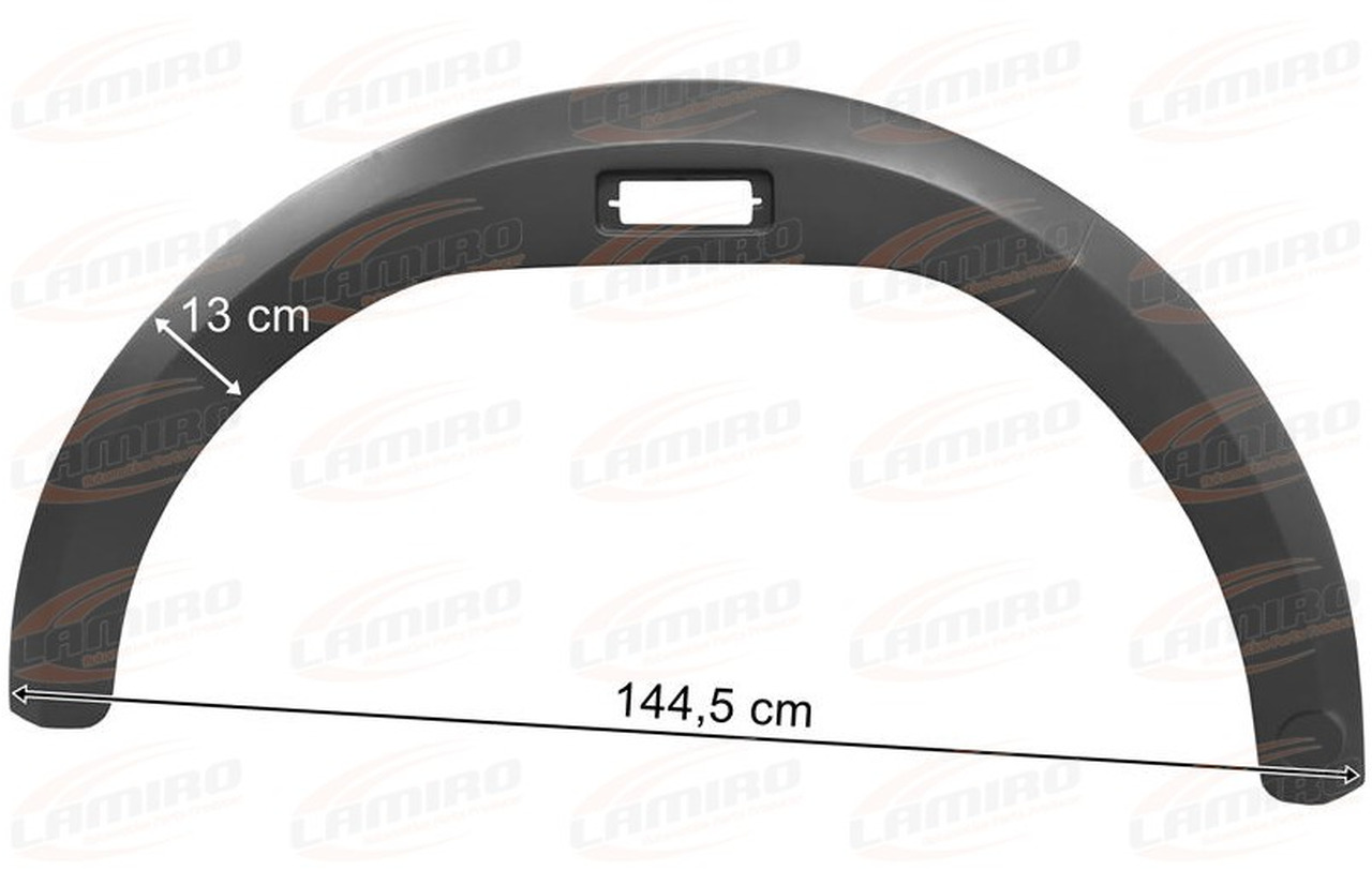 MERCEDES SK 1735 WIDE CABIN LONG MUDGUARD LEFT - Крыло для Грузовиков: фото 1
