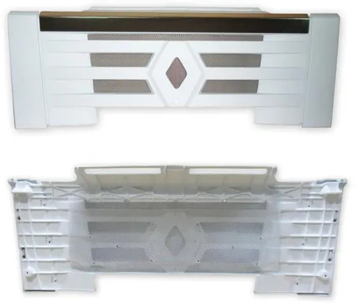 RENAULT MAGNUM DXi GRILLE (UPPER LARGE) CHROME WITH STRIPS - Решётка радиатора для Грузовиков: фото 1