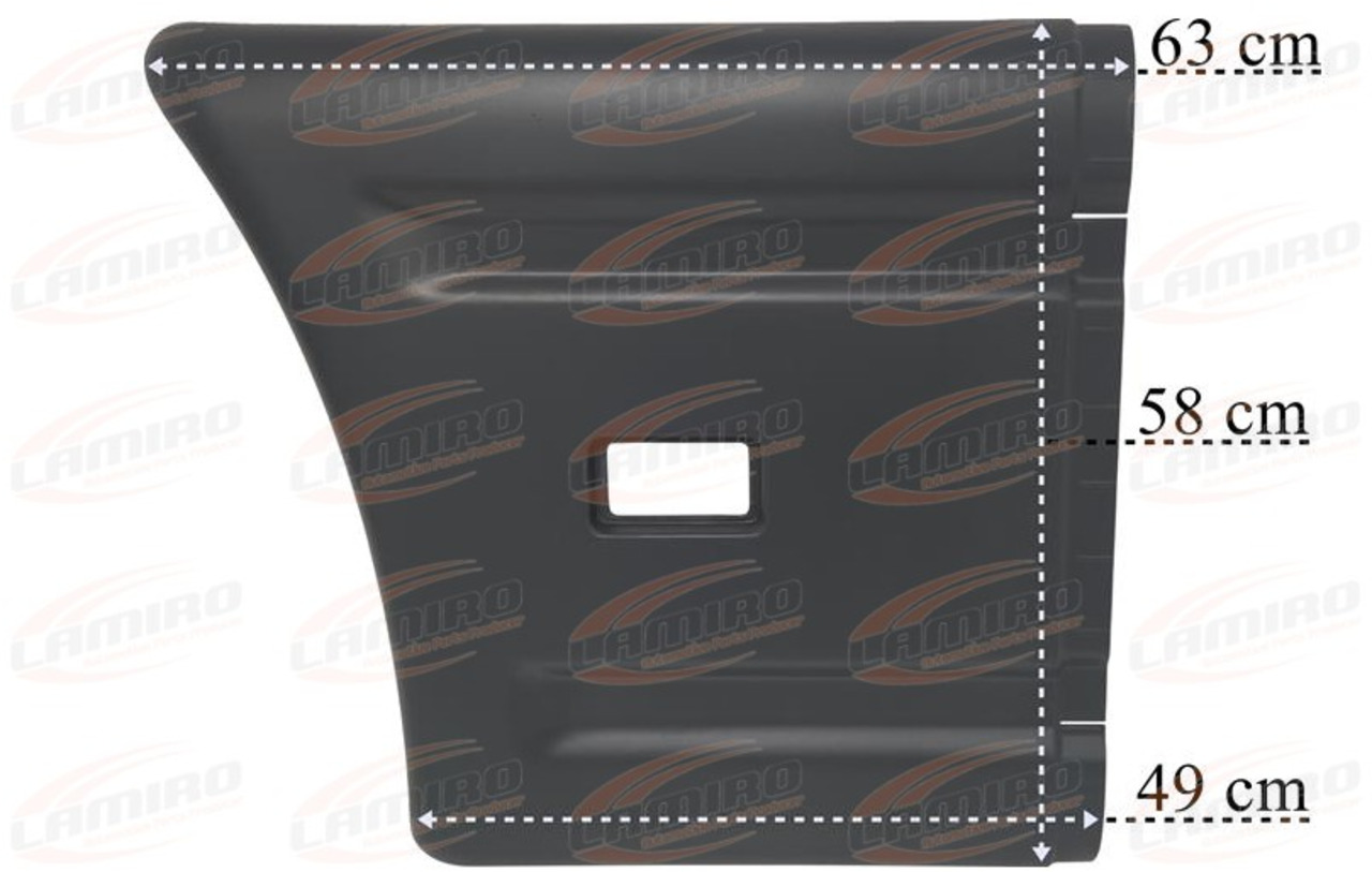 SCANIA 4 SIDE COVER REAR PART RIGHT SCANIA 4 SIDE COVER REAR PART RIGHT - Угол бампера для Грузовиков: фото 1