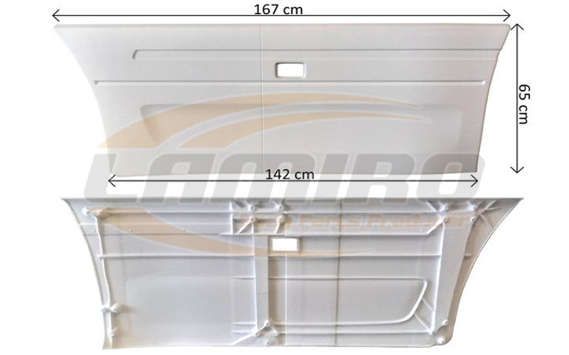 SCANIA R 6*4 / 6*2 SIDE BETWEEN AXES COVER RIGHT SHORT 2027322 - Аэродинамика/ Спойлеры: фото 1