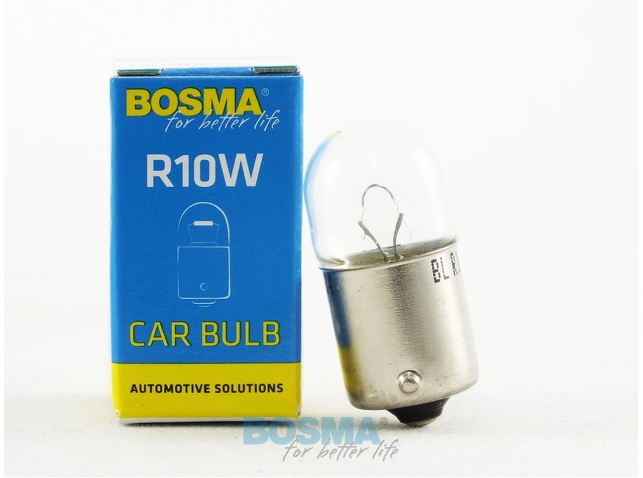 ŻAROWKA 12V 10W BA15S BOSMA  18x37mm - Свет/ Освещение для Легковых автомобилей: фото 1