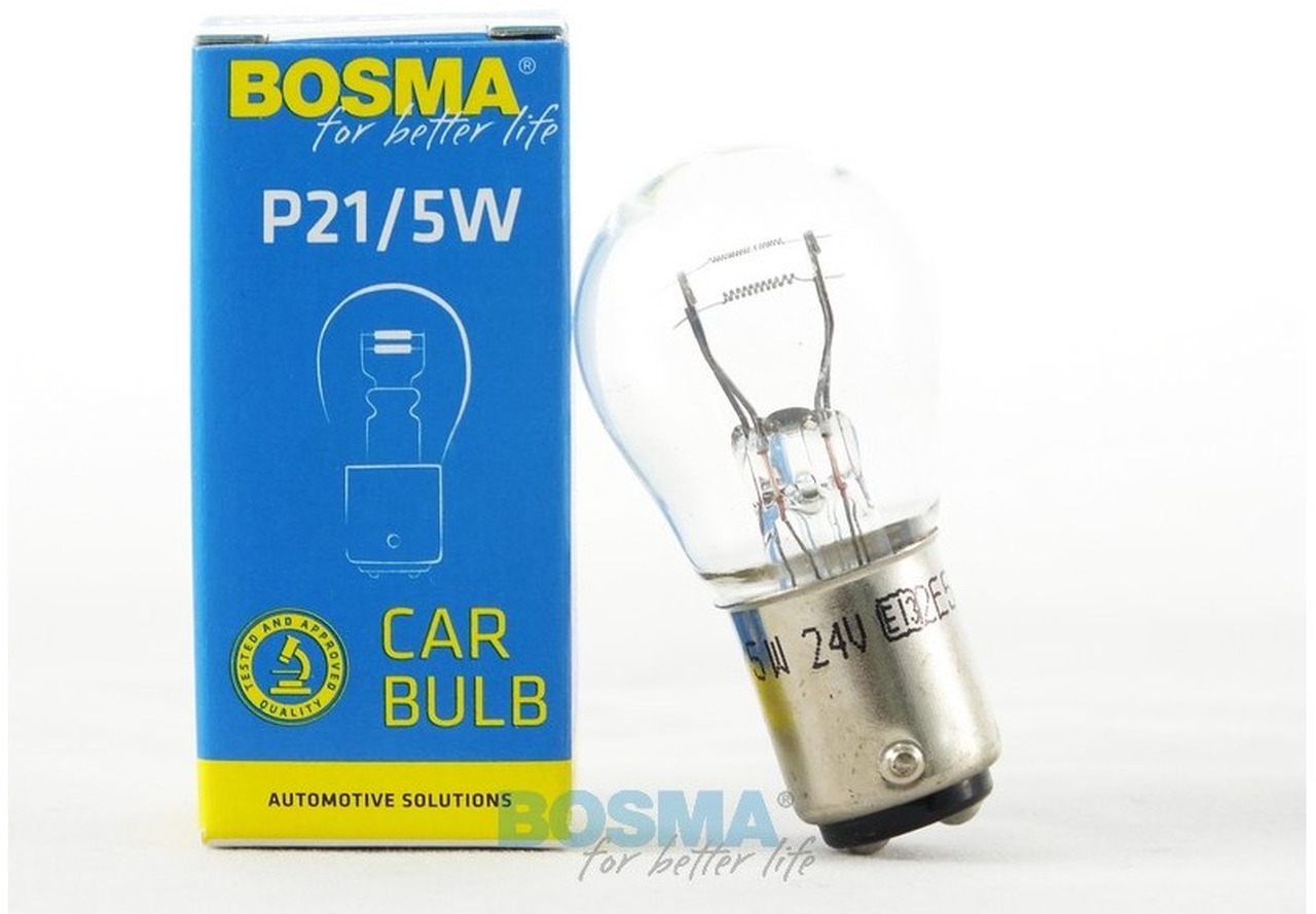ŻARÓWKA 24V 21/5W P21/5W BAY15d BOSMA - Свет/ Освещение для Легковых автомобилей: фото 1 ŻARÓWKA 24V 21/5W P21/5W BAY15d BOSMA - Свет/ Освещение для Легковых автомобилей: фото 1