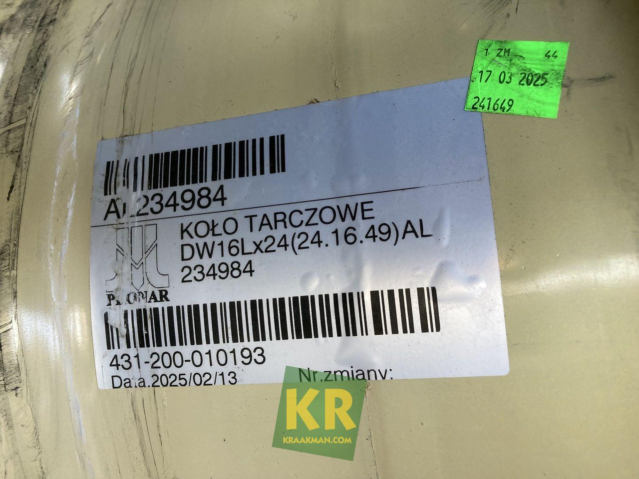 John Deere 16 X 24 velg - Колесный диск для Сельскохозяйственной техники: фото 4 John Deere 16 X 24 velg - Колесный диск для Сельскохозяйственной техники: фото 4
