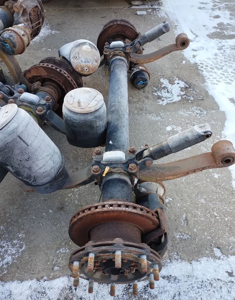 OŚ SCHMITZ AW430 SCB9010/10 CARGOBULL PÓŁRESOR PIASTA RURA RESOR ZACISK HAMULCOWY CZĘŚCI - Ось и запчасти для Прицепов: фото 1