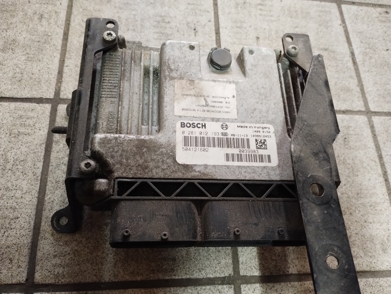 STEROWNIK SILNIKA IVECO DAILY 2.3 HPI 06-11 0281012193 504121602 - Электрическая система для Фургонов: фото 1 STEROWNIK SILNIKA IVECO DAILY 2.3 HPI 06-11 0281012193 504121602 - Электрическая система для Фургонов: фото 1