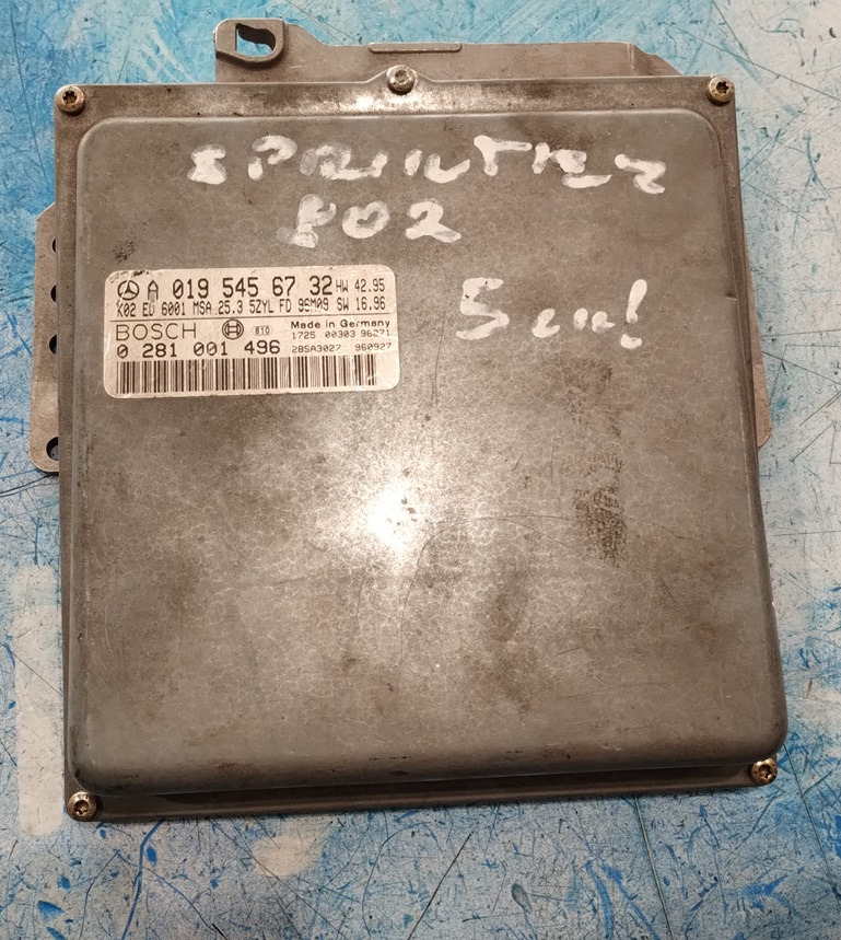 STEROWNIK SILNIKA MERCEDES SPRINTER OM602 2.9 0195456732 0281001496 - Электрическая система для Фургонов: фото 1