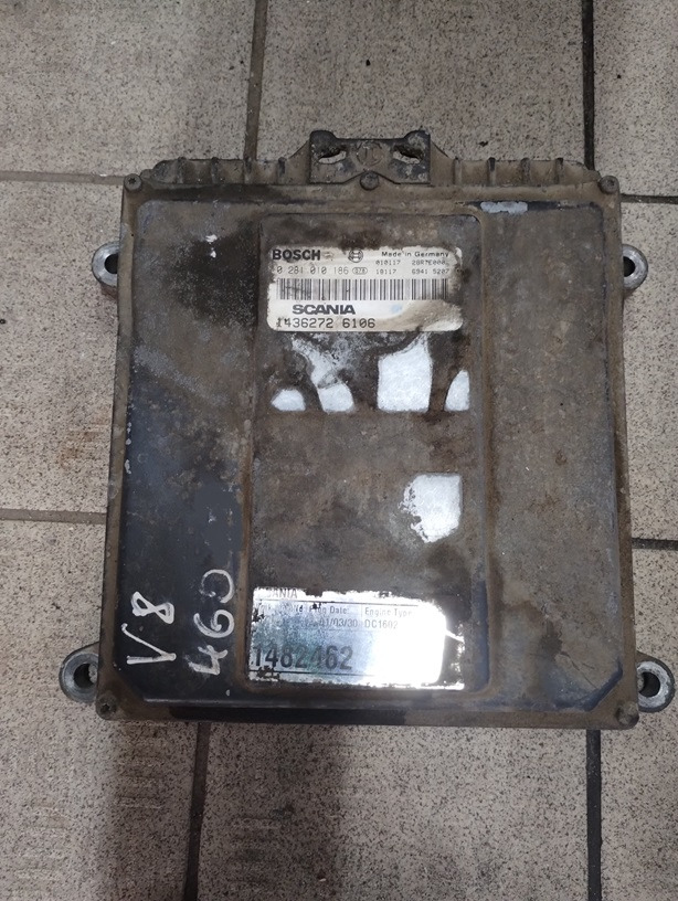 STEROWNIK SILNIKA SCANIA 4  144 DC1602 V8 460 0281010186 1482462 1436272 - Блок управления: фото 1