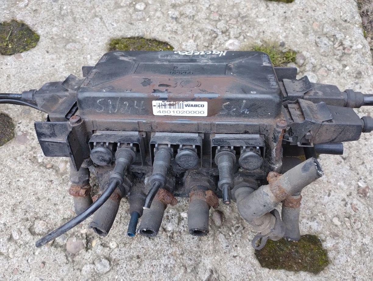 ZAWÓR MODULATOR EBS WABCO 4801020000 NACZEPA - Тормозной клапан для Прицепов: фото 1