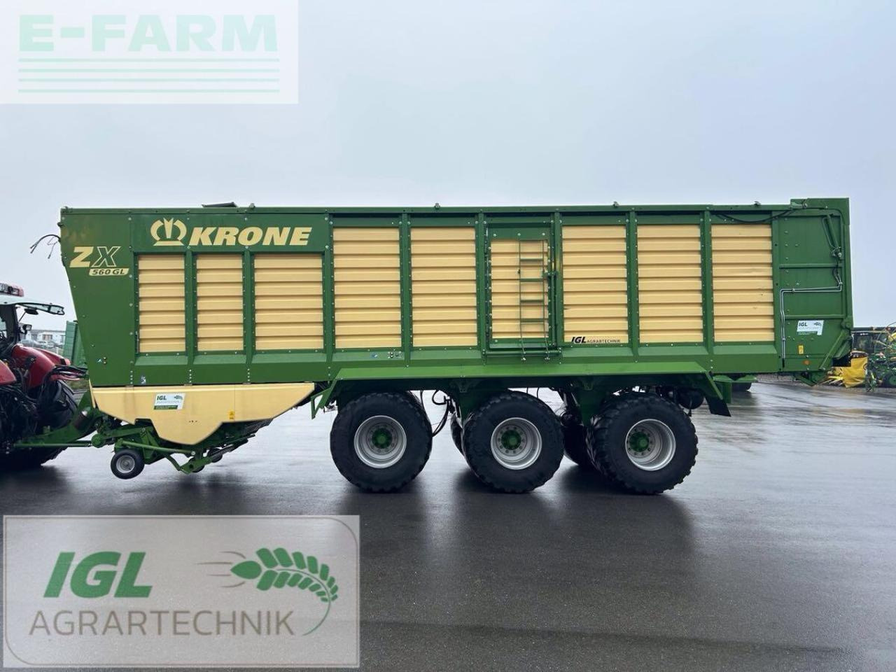 Krone zx 560 gl - Сельскохозяйственный прицеп-самосвал: фото 3 Krone zx 560 gl - Сельскохозяйственный прицеп-самосвал: фото 3