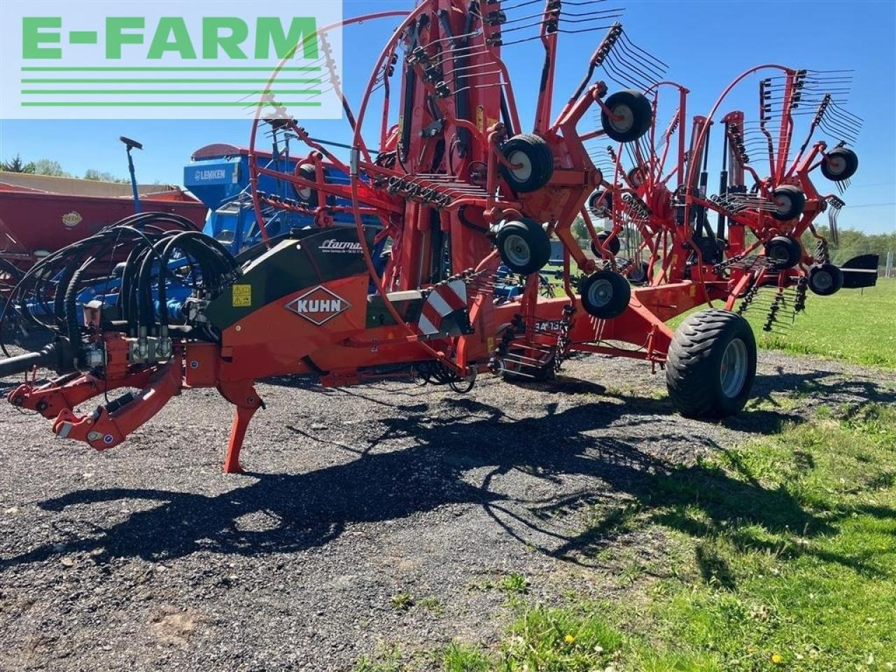 Kuhn ga13131 4-rotors rive - Сеноворошилка: фото 3 Kuhn ga13131 4-rotors rive - Сеноворошилка: фото 3