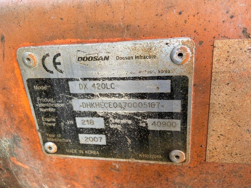 Doosan DX420LC  в лизинг Doosan DX420LC: фото 18