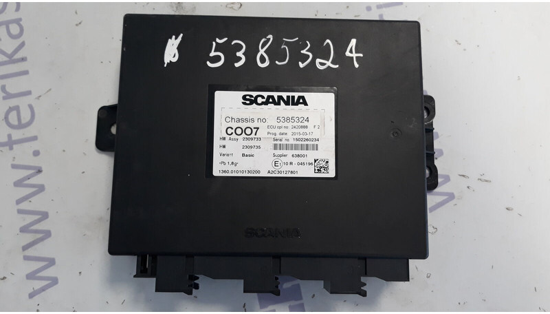 Scania COO7 control unit - Блок управления для Грузовиков: фото 1