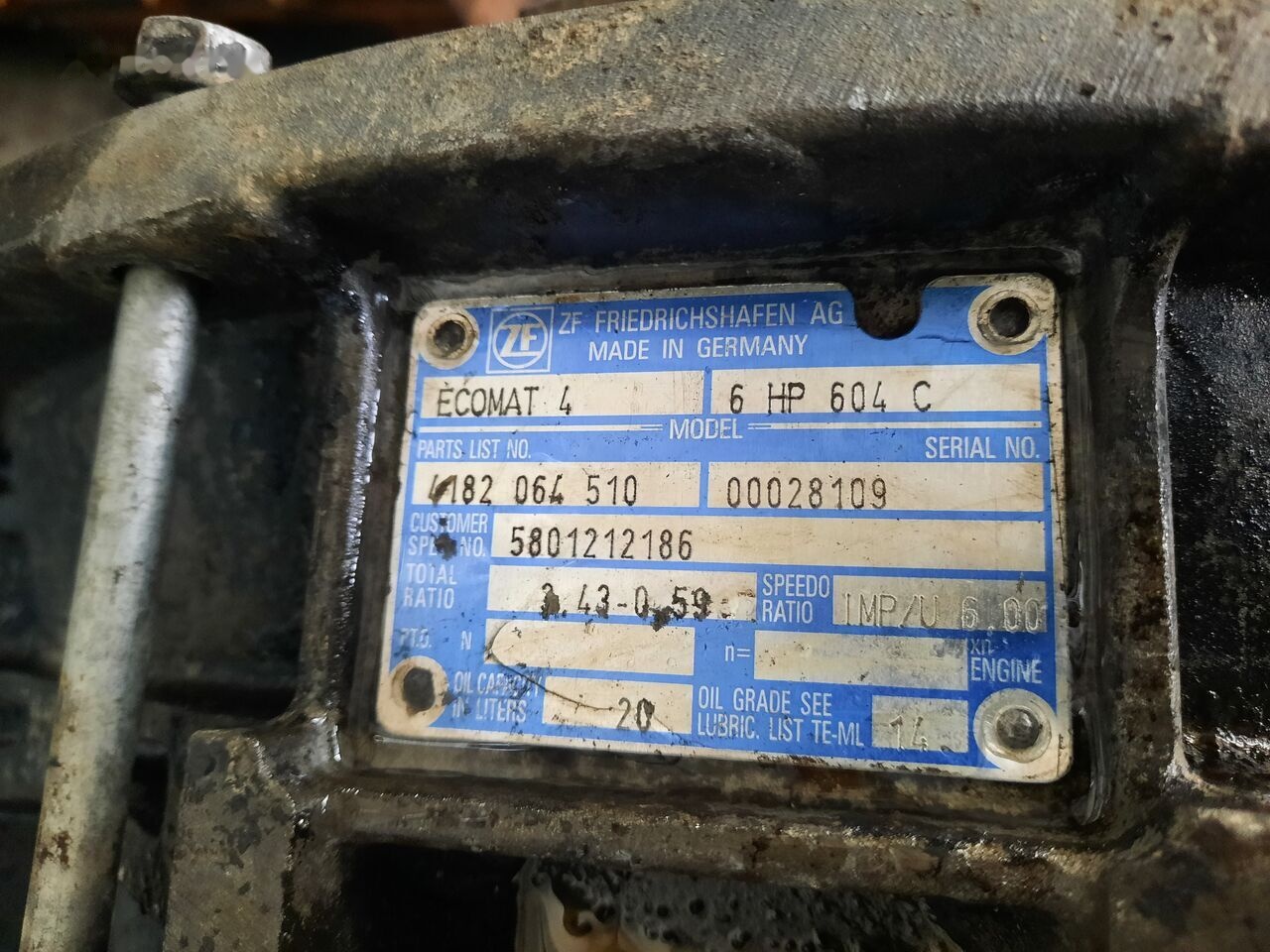 IVECO ZF 6HP604C Cursor 8. 6HP594C IVECO Cursor 8 - Коробка передач для Автобусов: фото 5 IVECO ZF 6HP604C Cursor 8. 6HP594C IVECO Cursor 8 - Коробка передач для Автобусов: фото 5