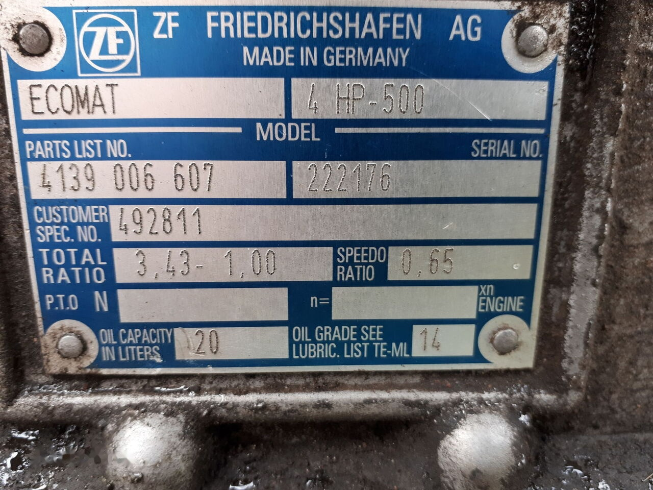 ZF 5HP 590 .5HP602c. 5HP502C . 5HP500 .4HP500 / dlya Mersede   Scania Volvo B 6 в лизинг ZF 5HP 590 .5HP602c. 5HP502C . 5HP500 .4HP500 / dlya Mersede   Scania Volvo B 6: фото 7