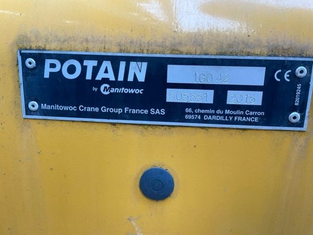 Potain IGO 42 - Быстромонтируемый башенный кран: фото 1