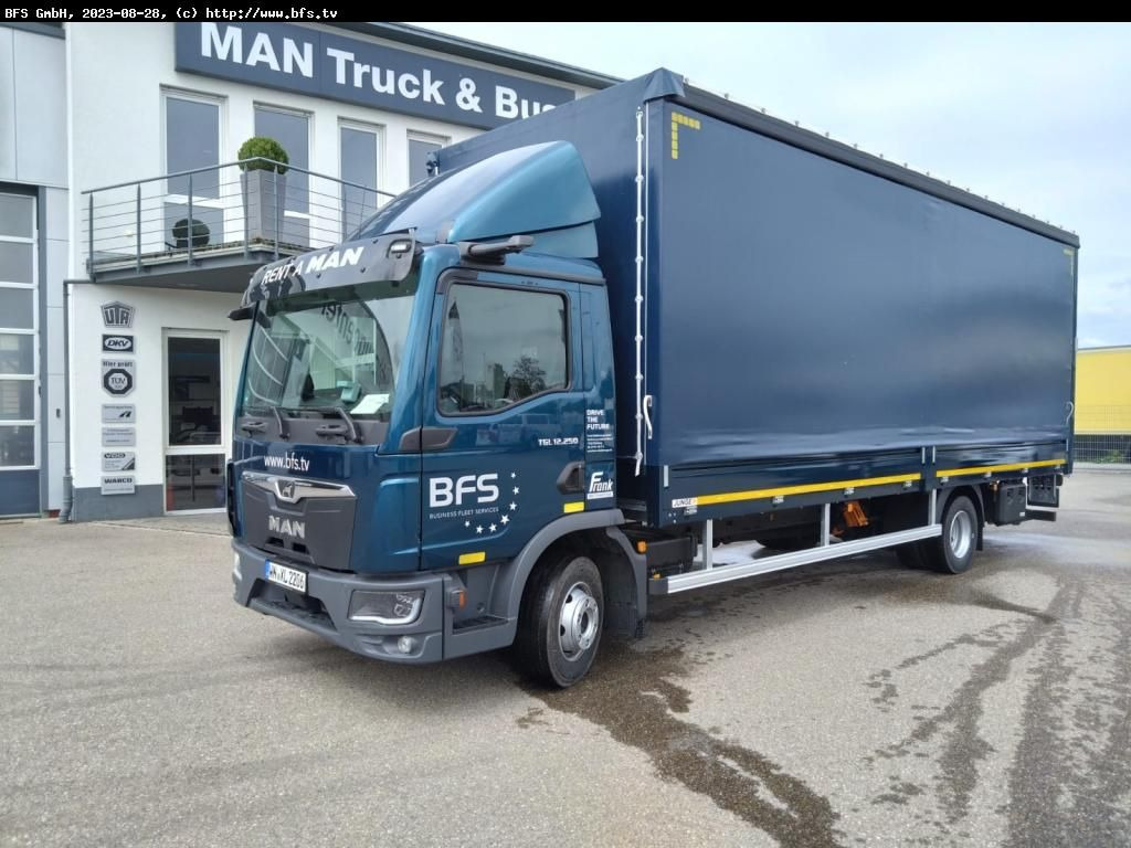 MAN TGL (TG3) 12.250 4x2 BL CH Plane und Spiegel, LB - Тентованный грузовик: фото 1 MAN TGL (TG3) 12.250 4x2 BL CH Plane und Spiegel, LB - Тентованный грузовик: фото 1