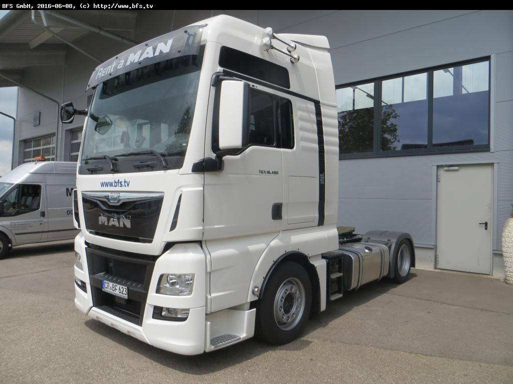 Тягач MAN TGX 18.480 4X2 LLS-U Euro 6 Ultra,Hubsattel, Top: фото 1 Тягач MAN TGX 18.480 4X2 LLS-U Euro 6 Ultra,Hubsattel, Top: фото 1