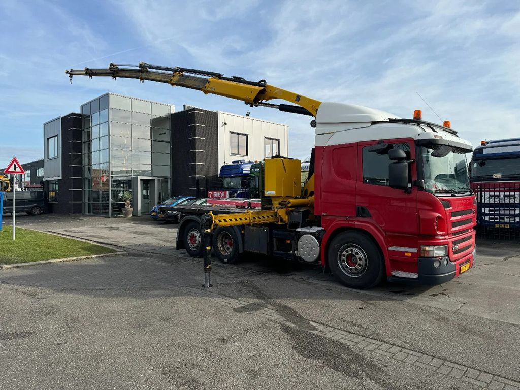 Scania P380 6X2 HIAB 288 + REMOTE CONTROL + PLATEAU - Тягач: фото 1 Scania P380 6X2 HIAB 288 + REMOTE CONTROL + PLATEAU - Тягач: фото 1