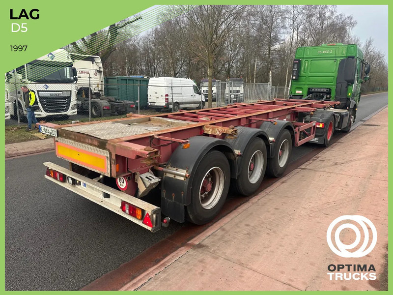 LAG O-3-39L - Полуприцеп-контейнеровоз/ Сменный кузов: фото 1 LAG O-3-39L - Полуприцеп-контейнеровоз/ Сменный кузов: фото 1