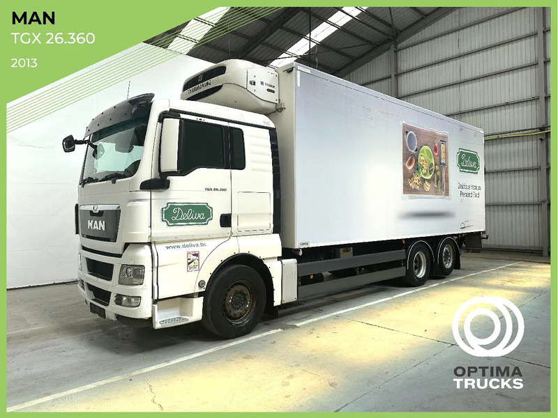 MAN TGX 26.360 steerable lift axles / hefbare stuurasen / essieux relevables directionnels - Рефрижератор: фото 1 MAN TGX 26.360 steerable lift axles / hefbare stuurasen / essieux relevables directionnels - Рефрижератор: фото 1