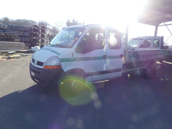 REF:2 - Camionnette double cabine + plateau Renault Master / Châssis plateau cabine (2005-158.633 km) - Малотоннажный бортовой грузовик, Грузопассажирский фургон: фото 1 REF:2 - Camionnette double cabine + plateau Renault Master / Châssis plateau cabine (2005-158.633 km) - Малотоннажный бортовой грузовик, Грузопассажирский фургон: фото 1