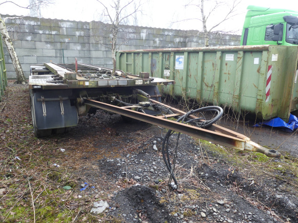 REF:5291 - Remorque porte-container Burg PDA 10-10 B/1 - Прицеп-контейнеровоз/ Сменный кузов: фото 1