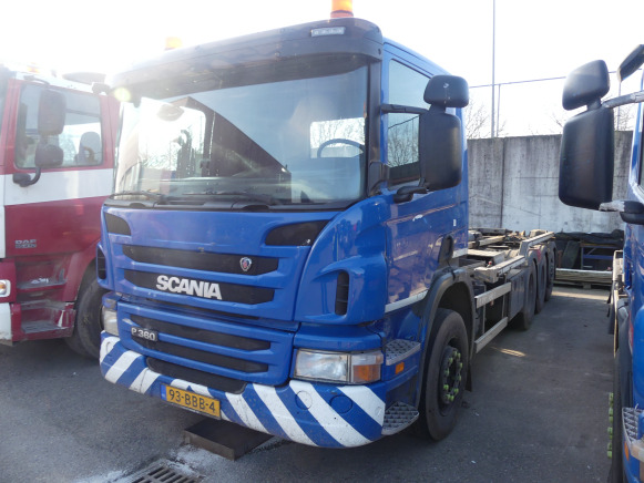 REF :7529 - Camion porte-conteneurs Scania P 360 B 8X4*4 (2012-645.072 km) - Крюковой мультилифт: фото 1 REF :7529 - Camion porte-conteneurs Scania P 360 B 8X4*4 (2012-645.072 km) - Крюковой мультилифт: фото 1
