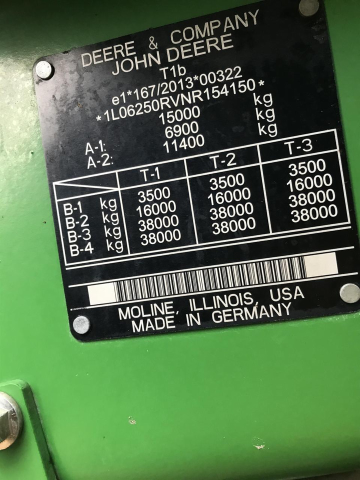 John Deere 6R 250 в лизинг John Deere 6R 250: фото 13