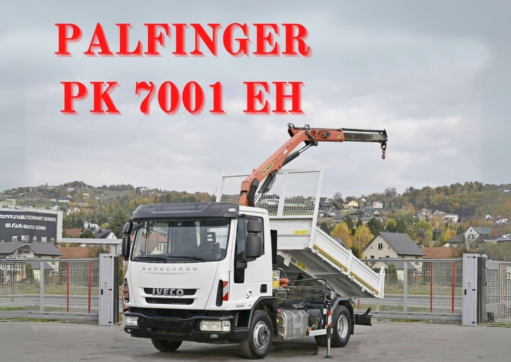Iveco EUROCARGO 100E19 +PK 7001 H + FUNK * TOPZUSTAND - Автоманипулятор, Самосвал: фото 1 Iveco EUROCARGO 100E19 +PK 7001 H + FUNK * TOPZUSTAND - Автоманипулятор, Самосвал: фото 1