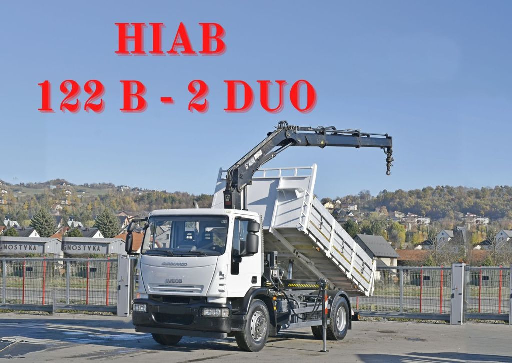 Iveco Eurocargo 180E28 *HIAB 122 B-2 DUO* TOPZUSTAND  - Самосвал, Автоманипулятор: фото 1