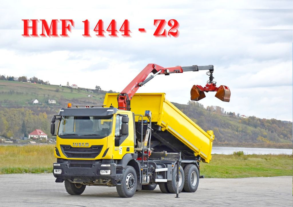 Iveco TRAKKER 360 * Kipper 4,90m* KRAN/FUNK*6x4  - Автоманипулятор, Самосвал: фото 1