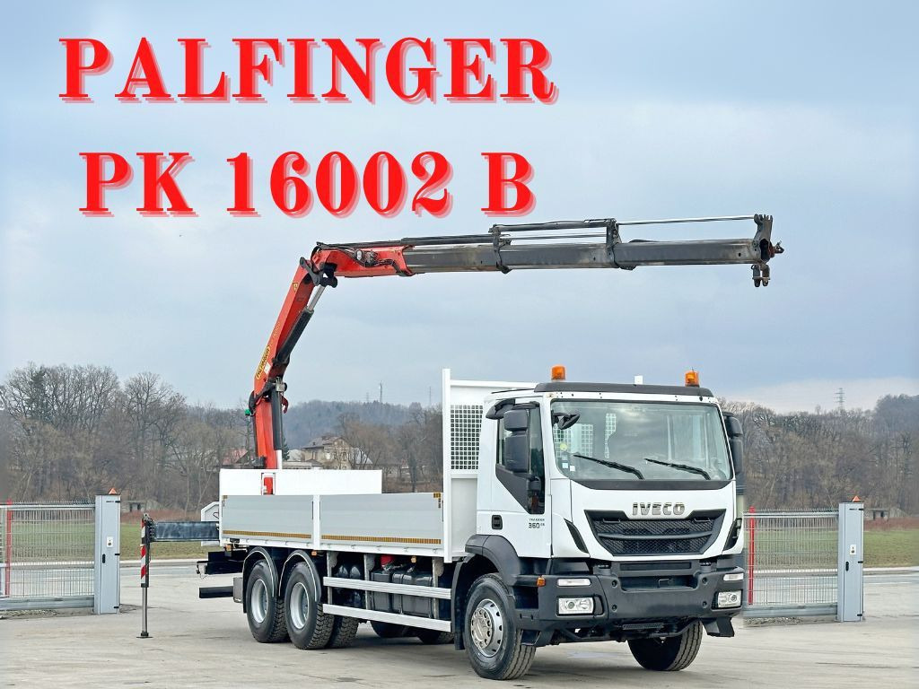 Iveco TRAKKER 360 * PRITSCHE 6,80* PK 16002 B+FUNK*6x4 - Автоманипулятор, Грузовик бортовой/ Платформа: фото 1 Iveco TRAKKER 360 * PRITSCHE 6,80* PK 16002 B+FUNK*6x4 - Автоманипулятор, Грузовик бортовой/ Платформа: фото 1