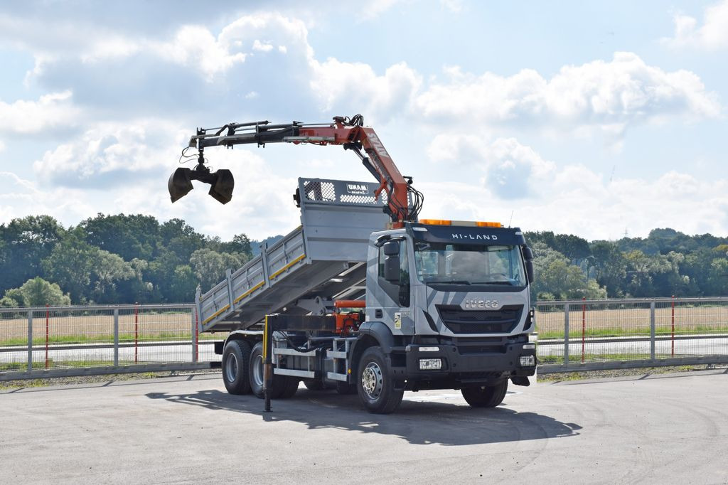 Iveco TRAKKER 410*Kipper 5,20m*ATLAS 165.2E * FUNK/6x4 - Автоманипулятор, Самосвал: фото 2 Iveco TRAKKER 410*Kipper 5,20m*ATLAS 165.2E * FUNK/6x4 - Автоманипулятор, Самосвал: фото 2