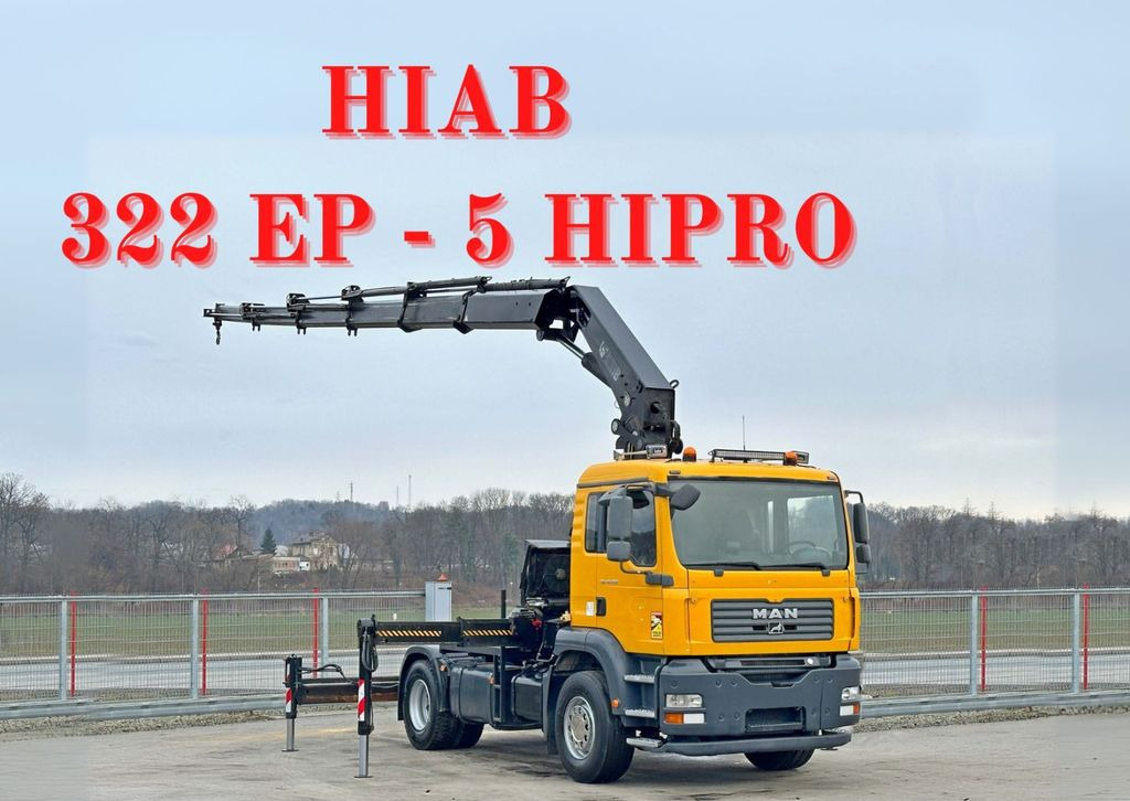 MAN TGA 18.400 + HIAB 322 EP - 5 HIPRO + FUNK* TOP - Автоманипулятор, Тягач: фото 1 MAN TGA 18.400 + HIAB 322 EP - 5 HIPRO + FUNK* TOP - Автоманипулятор, Тягач: фото 1