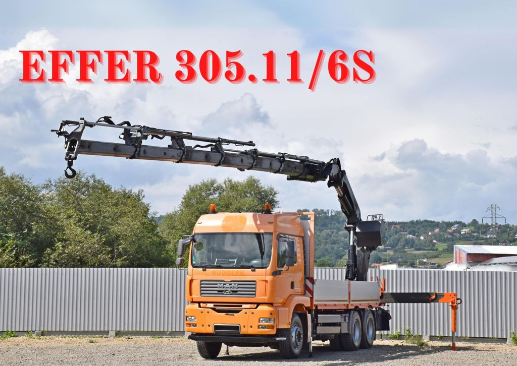 MAN TGA 26.440 * EFFER 305.11/6S + FUNK / 6x4 - Автоманипулятор, Грузовик бортовой/ Платформа: фото 1 MAN TGA 26.440 * EFFER 305.11/6S + FUNK / 6x4 - Автоманипулятор, Грузовик бортовой/ Платформа: фото 1