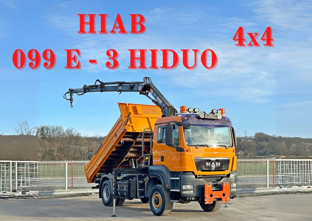 MAN TGS 18.360 * HIAB 099 E-3 HIDUO + FUNK *4x4  - Самосвал, Автоманипулятор: фото 1