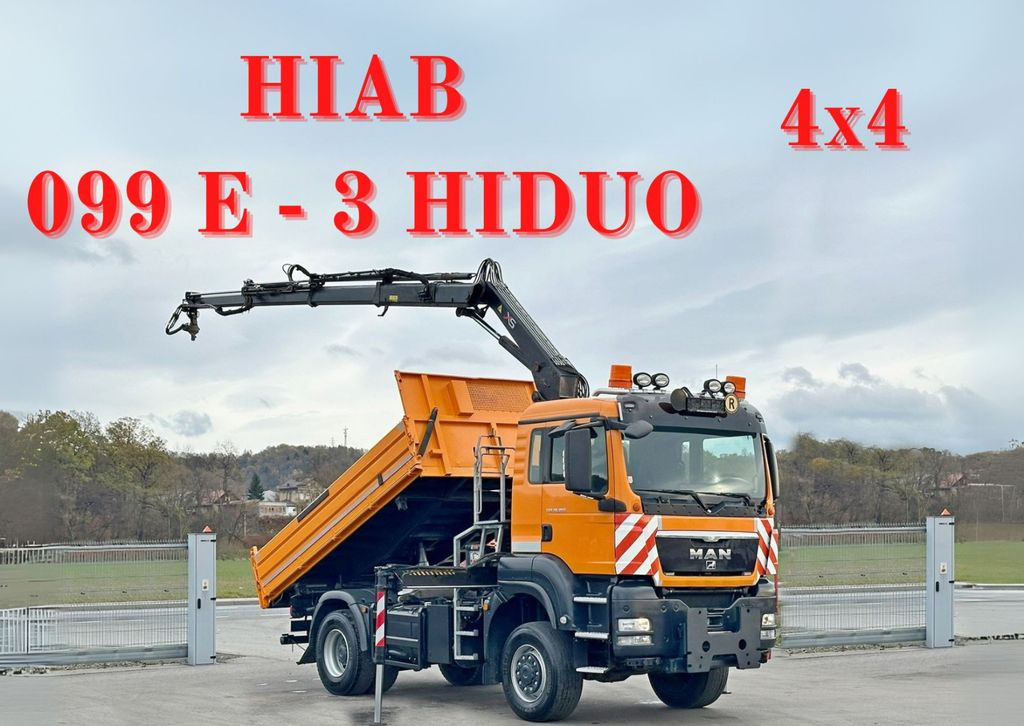 MAN TGS 18.360 * HIAB 099 E-3 HIDUO + FUNK *4x4 - Самосвал, Автоманипулятор: фото 1 MAN TGS 18.360 * HIAB 099 E-3 HIDUO + FUNK *4x4 - Самосвал, Автоманипулятор: фото 1