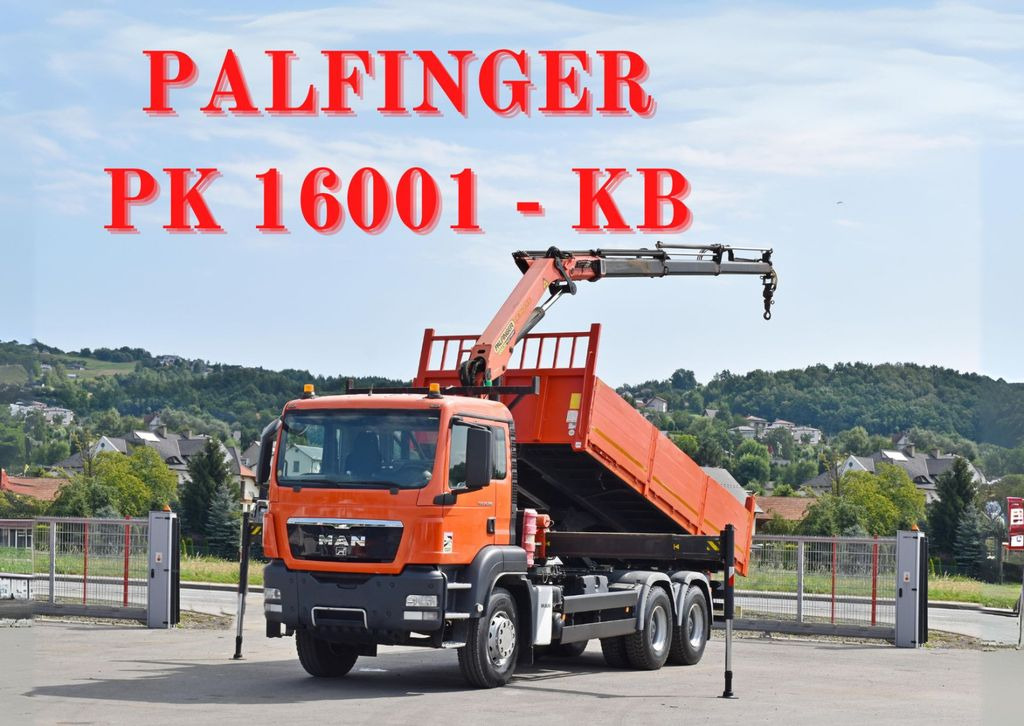 MAN TGS 26.360 Kipper 6,10m* PK 16001 - KB/FUNK* 6x4 - Автоманипулятор, Самосвал: фото 1 MAN TGS 26.360 Kipper 6,10m* PK 16001 - KB/FUNK* 6x4 - Автоманипулятор, Самосвал: фото 1