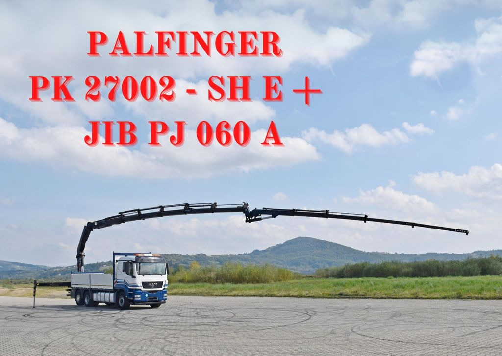 MAN TGS 26.440 *PK 27002 - SH E + JIB PJ060A + FUNK - Автоманипулятор, Грузовик бортовой/ Платформа: фото 1 MAN TGS 26.440 *PK 27002 - SH E + JIB PJ060A + FUNK - Автоманипулятор, Грузовик бортовой/ Платформа: фото 1