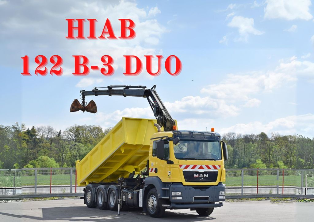 MAN TGS 35.440 * HIAB 122 B-3 DUO / 8x4 - Автоманипулятор, Самосвал: фото 1 MAN TGS 35.440 * HIAB 122 B-3 DUO / 8x4 - Автоманипулятор, Самосвал: фото 1