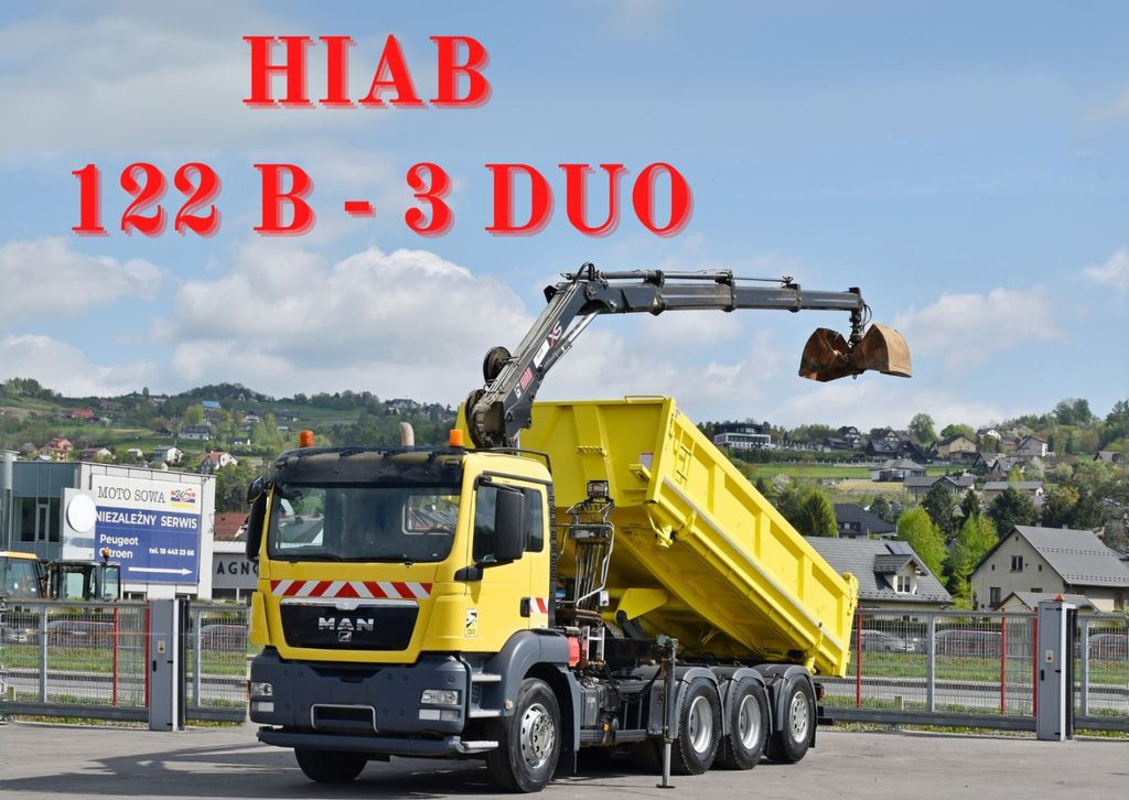 MAN TGS 35.440 * HIAB 122 B-3 DUO / 8x4 - Самосвал, Автоманипулятор: фото 1 MAN TGS 35.440 * HIAB 122 B-3 DUO / 8x4 - Самосвал, Автоманипулятор: фото 1