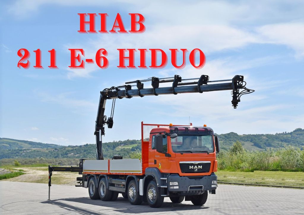 MAN TGS 35.440 * HIAB 211 E-6 HIDUO +FUNK / 8x4 - Автоманипулятор, Грузовик бортовой/ Платформа: фото 1 MAN TGS 35.440 * HIAB 211 E-6 HIDUO +FUNK / 8x4 - Автоманипулятор, Грузовик бортовой/ Платформа: фото 1