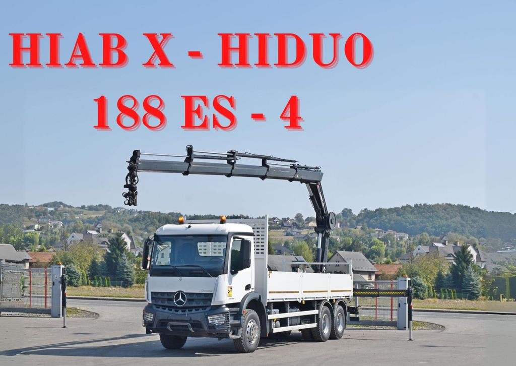 Mercedes-Benz ACTROS 2636 *HIAB X-HIDUO 188 ES-4/FUNK  + * 6x4  - Автоманипулятор, Грузовик бортовой/ Платформа: фото 1
